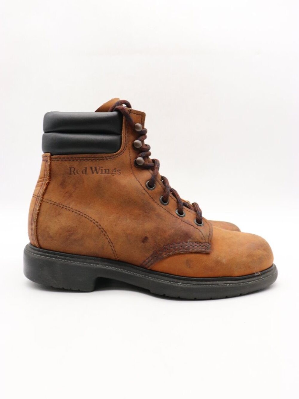 Red Wing 2369 Women's 6 B Heritage Work Boots USA Made Lace-Up Steel Toe Brown